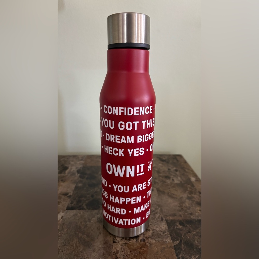 Kellogg's Special K Own It 2017 Motivational Stainless Steel Water Bottle New